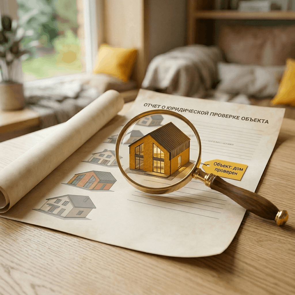 Юридическая проверка объекта — иллюстрация услуги