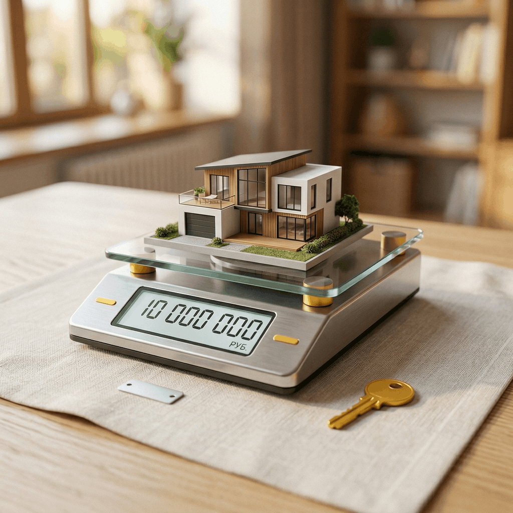 Оценка объекта недвижимости — иллюстрация услуги